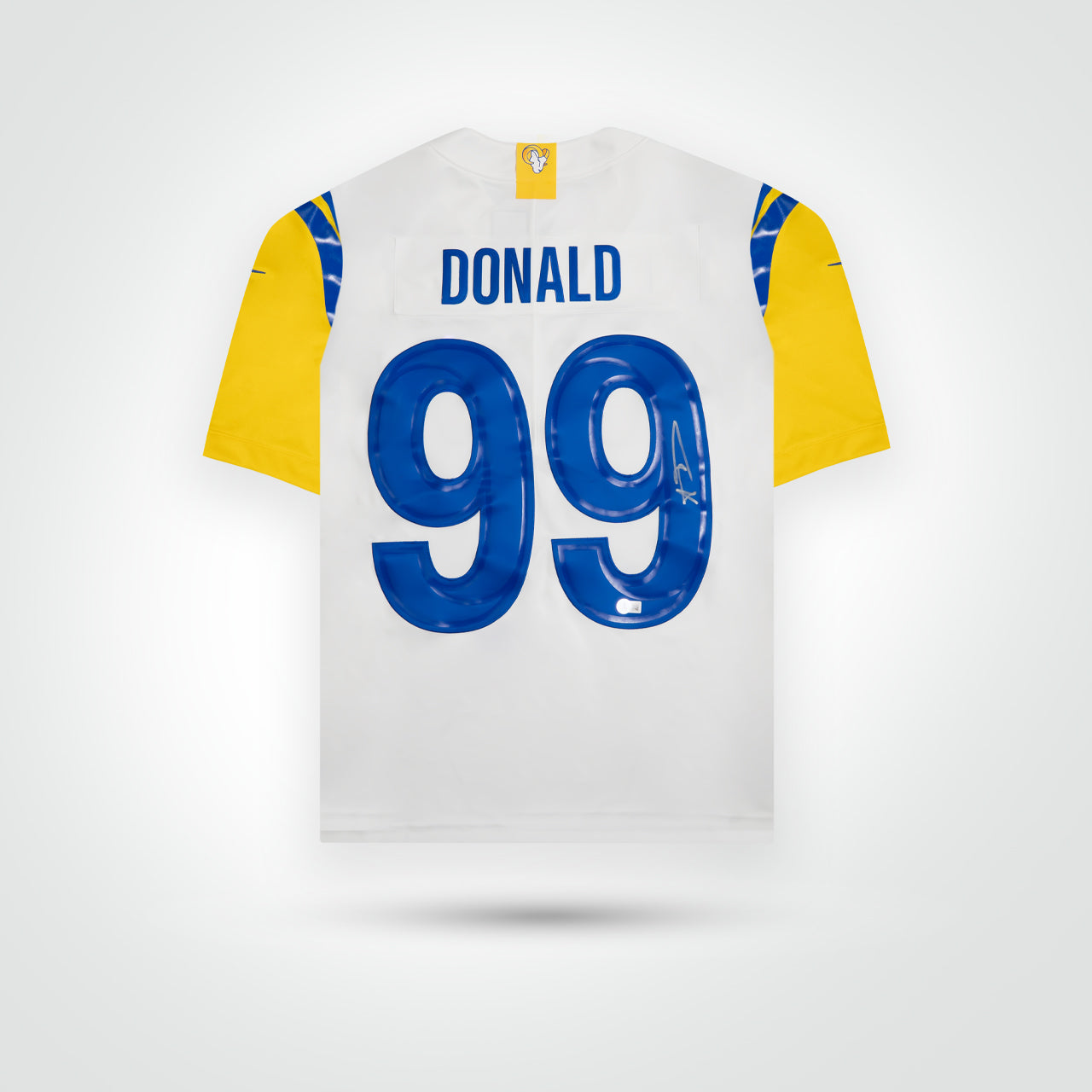 Aaron Donald Back Jersey Nike Men's Nike Aaron Donald White Los Angeles Rams Super Bowl Lvi