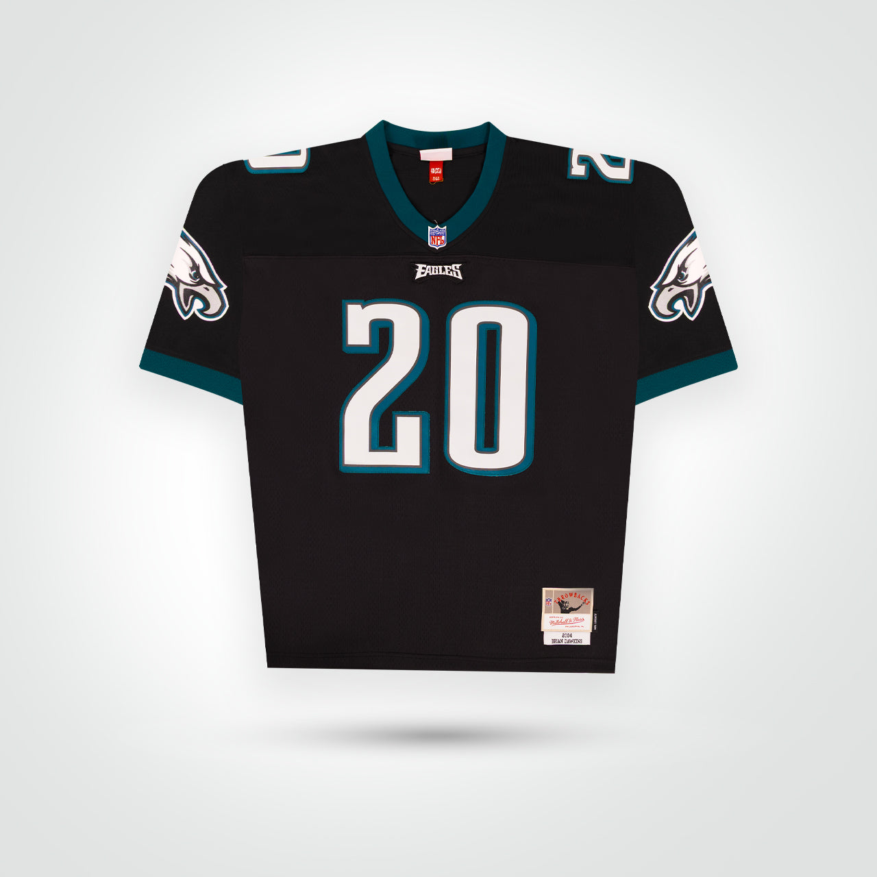 Brian Dawkins Signed Eagles Mitchell & Ness Replica Jersey