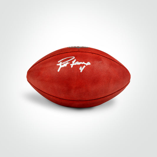 Brett Favre Signed Packers Authentic Duke Football - The Real Autograph