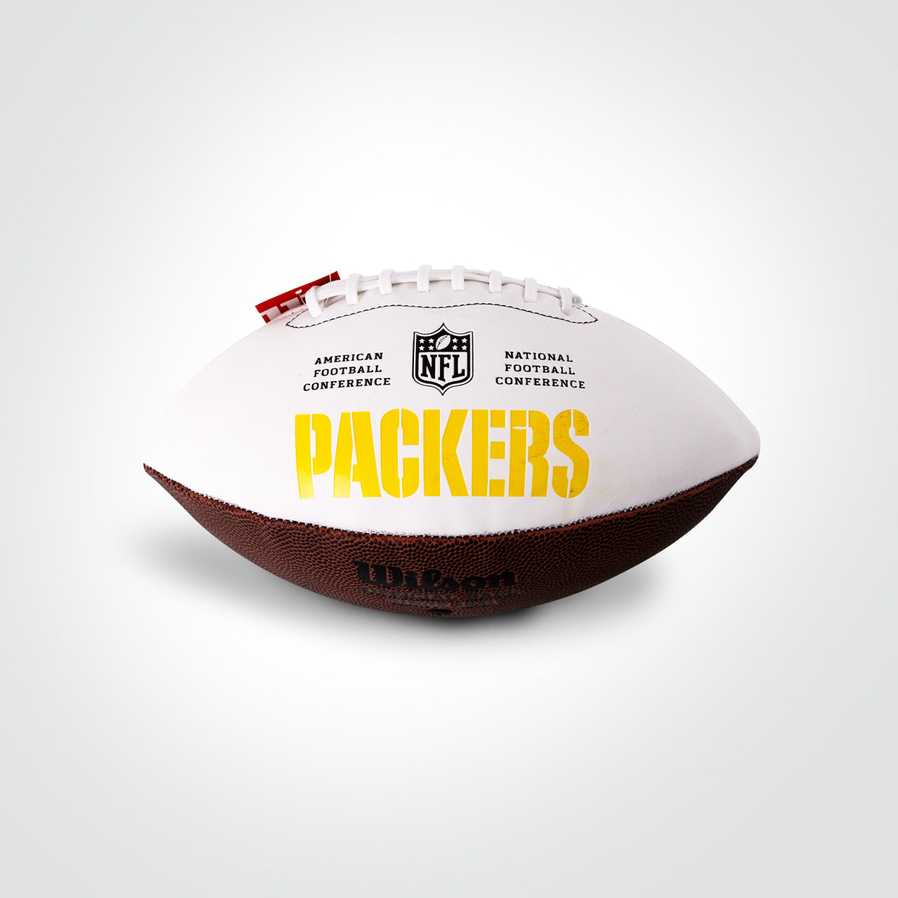 Brett Favre Signed Packers White Panel Football - The Real Autograph