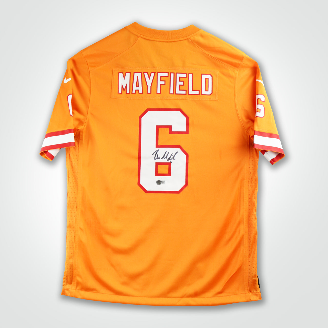 Baker Mayfield Signed Buccaneers Nike Game Jersey - The Real Autograph