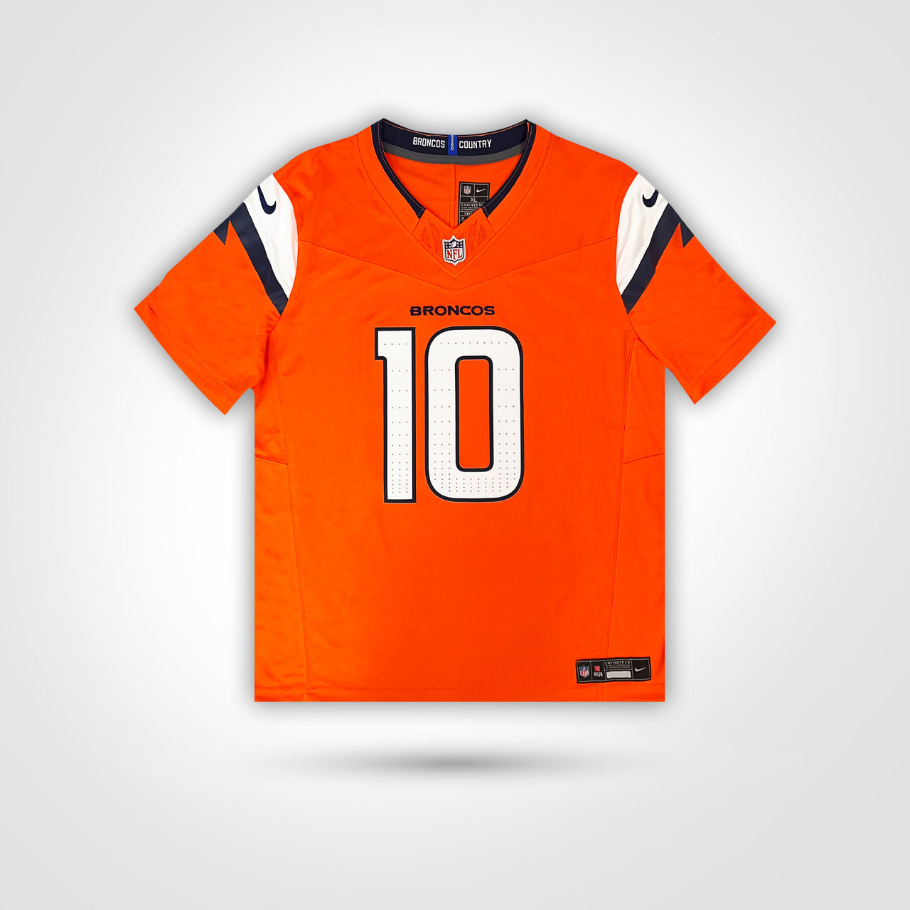Bo Nix Signed Broncos Nike Limited Jersey - The Real Autograph