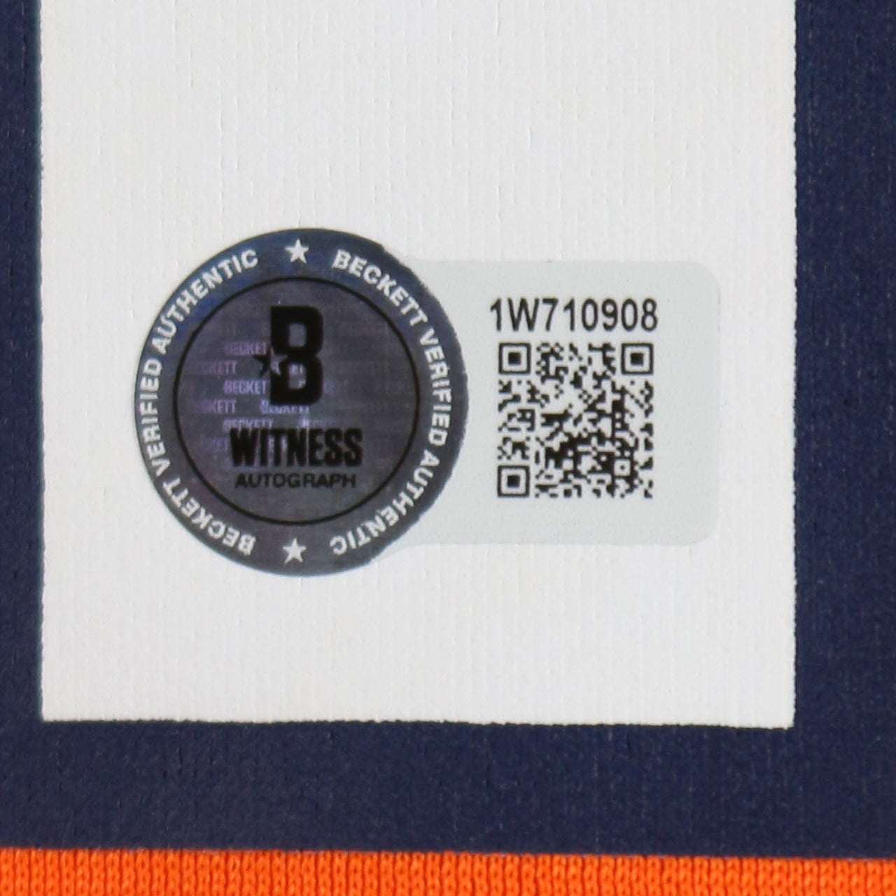 Champ Bailey Signed Broncos Nike Game Jersey - The Real Autograph