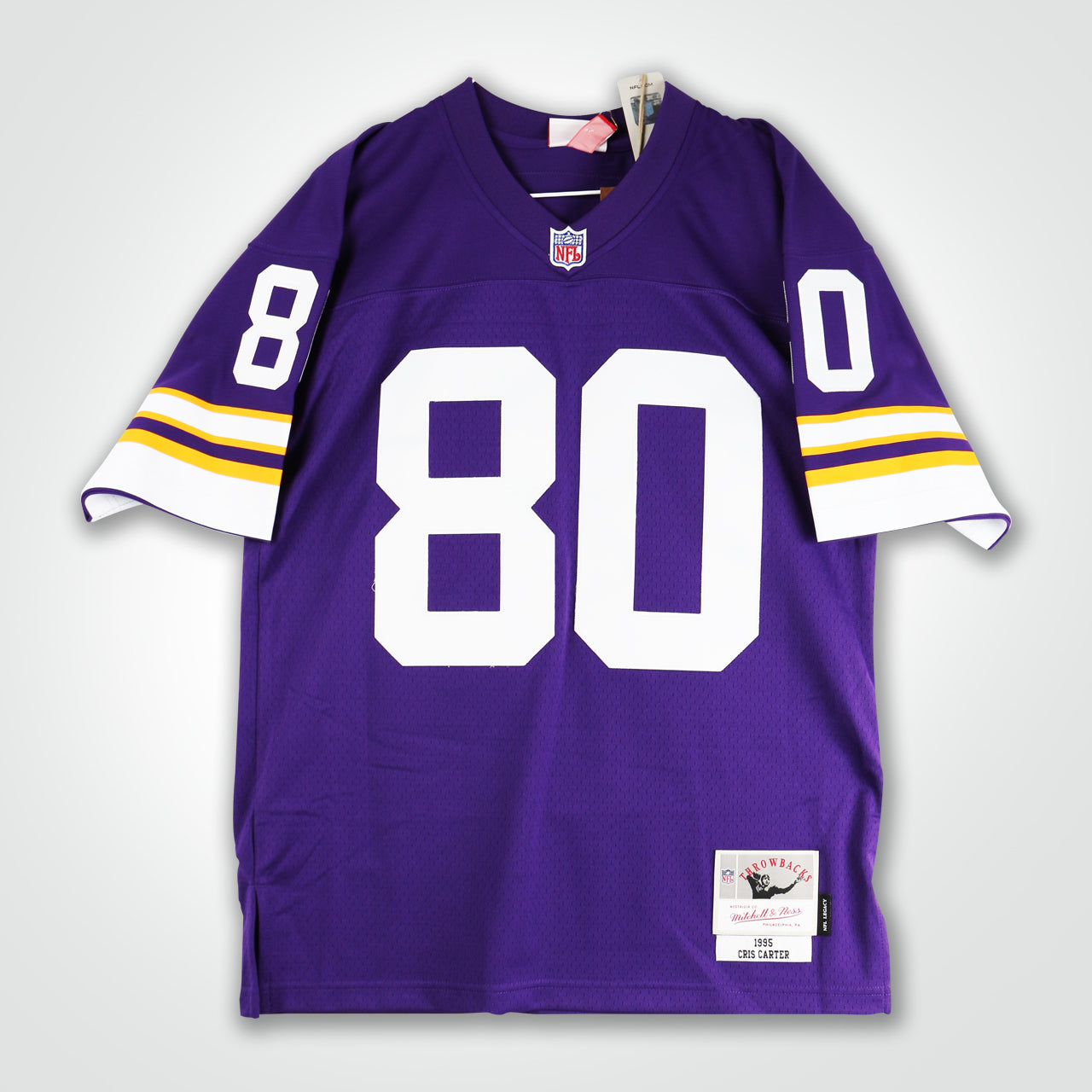 Cris Carter Signed Vikings Mitchell & Ness Replica Jersey - The Real Autograph
