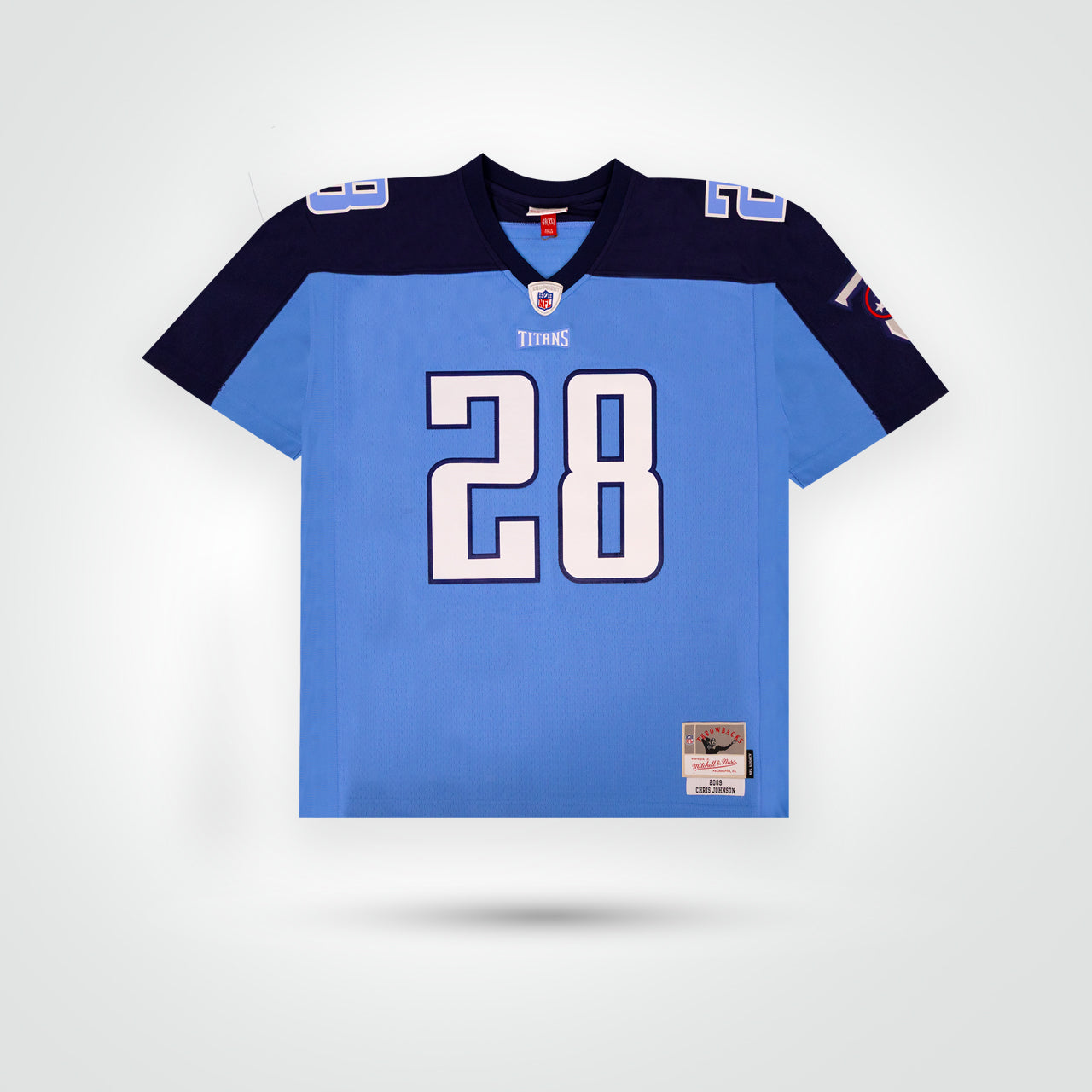 Chris Jonson Signed Titans Mitchell & Ness Replica Jersey