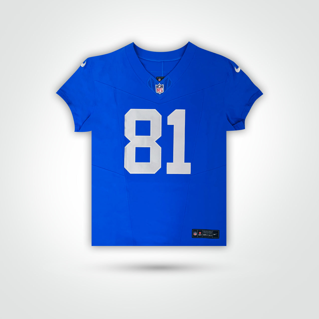 Calvin Johnson Signed Lions Nike Elite Jersey Inscribed "Megatron" - The Real Autograph