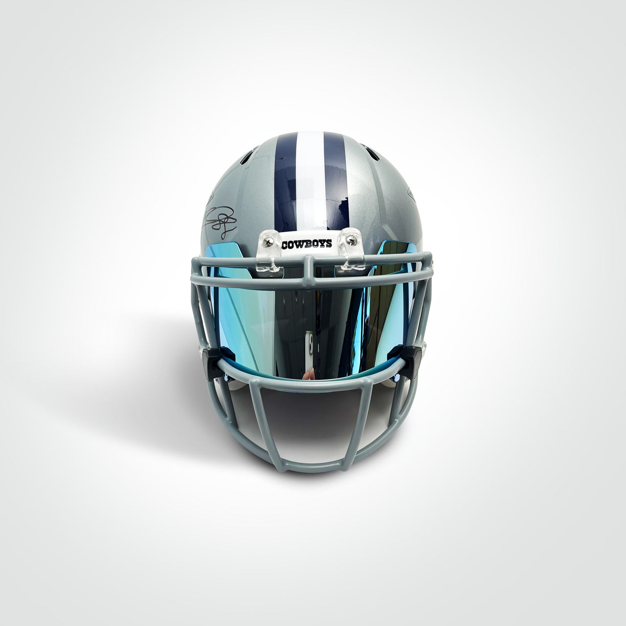 Ceedee Lamb Signed Cowboys Full Size Replica Speed Helmet - The Real Autograph