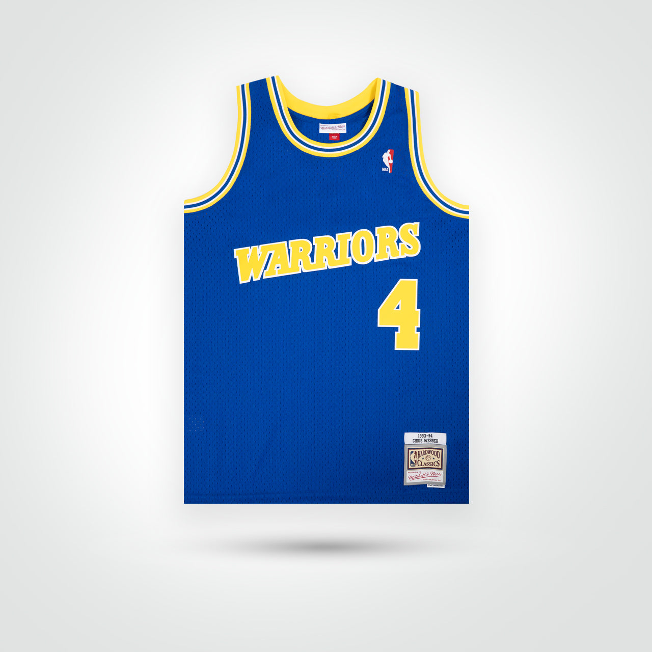 Chris Webber Signed Warriors Mitchell & Ness Swingman Jersey - The Real Autograph