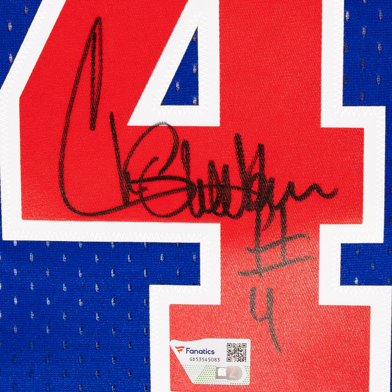 Chris Webber Signed Bullets Mitchell & Ness Replica Jersey