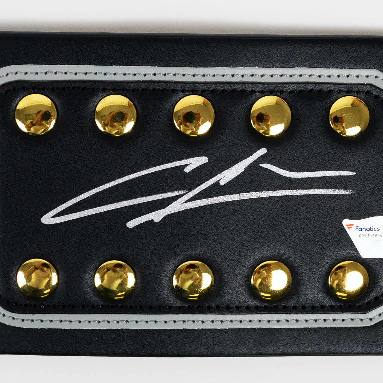 Charles Woodson Signed Raiders WWE Belt - The Real Autograph