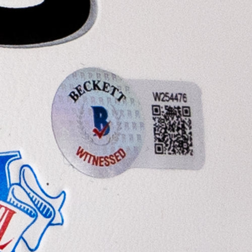 Davante Adams & Josh Jacobs Dual Signed Raiders White Panel Football - The Real Autograph