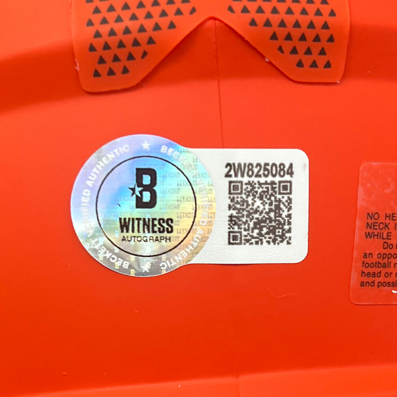 Dre Greenlaw Signed Broncos Rave Mini Helmet Inscribed "Orange Crush" - The Real Autograph