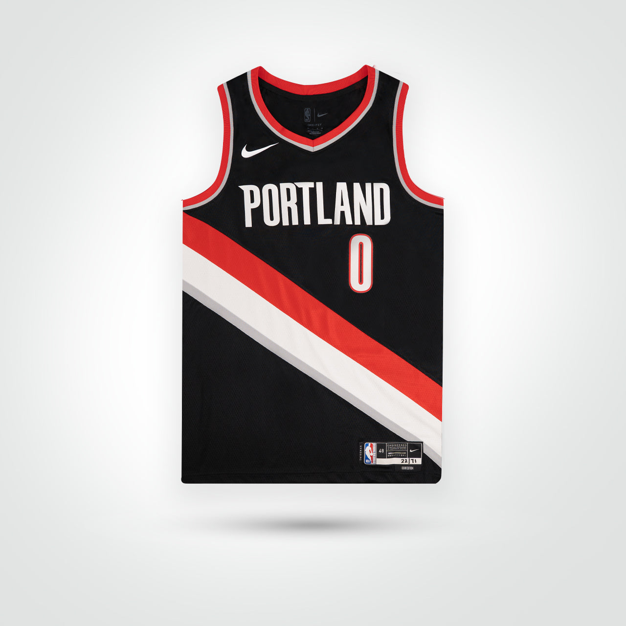 Damian Lillard Signed Trail Blazers Nike Swingan Icon Edition Jersey - The Real Autograph