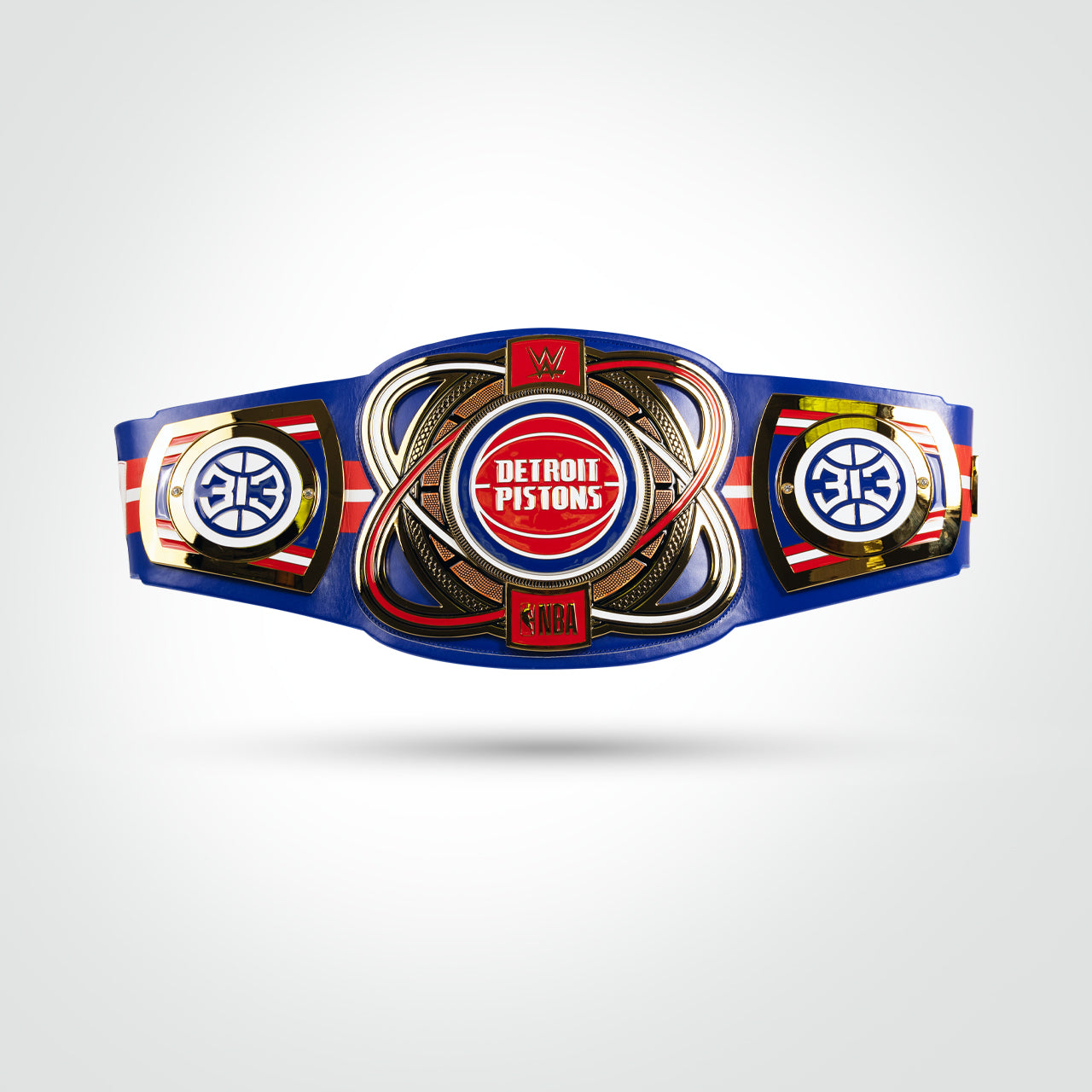 Dennis Rodman Signed Pistons WWE Belt Inscribed - The Real Autograph