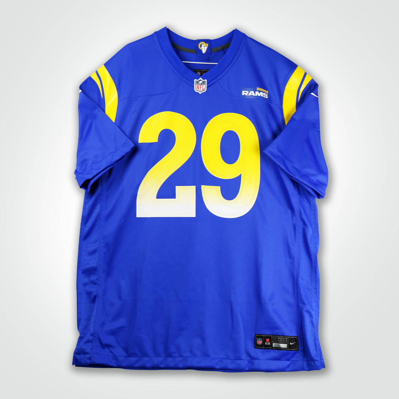 Eric Dickerson Signed Rams Nike Game Jersey Inscribed "HoF 99" - The Real Autograph
