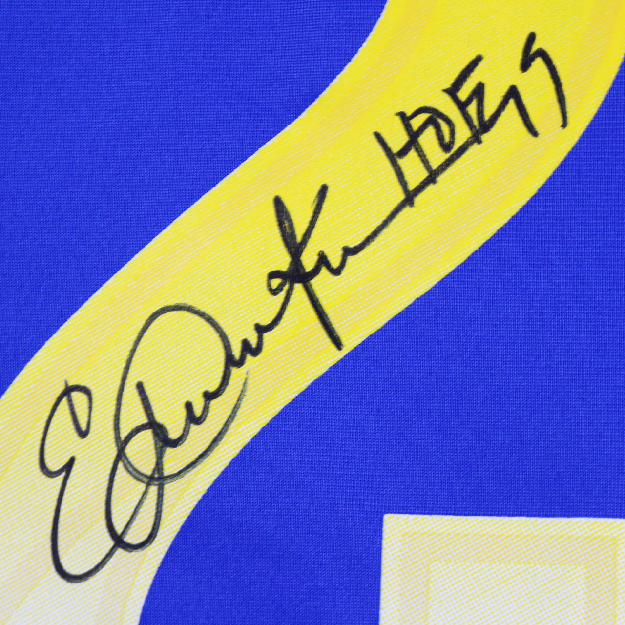 Eric Dickerson Signed Rams Nike Game Jersey Inscribed "HoF 99" - The Real Autograph