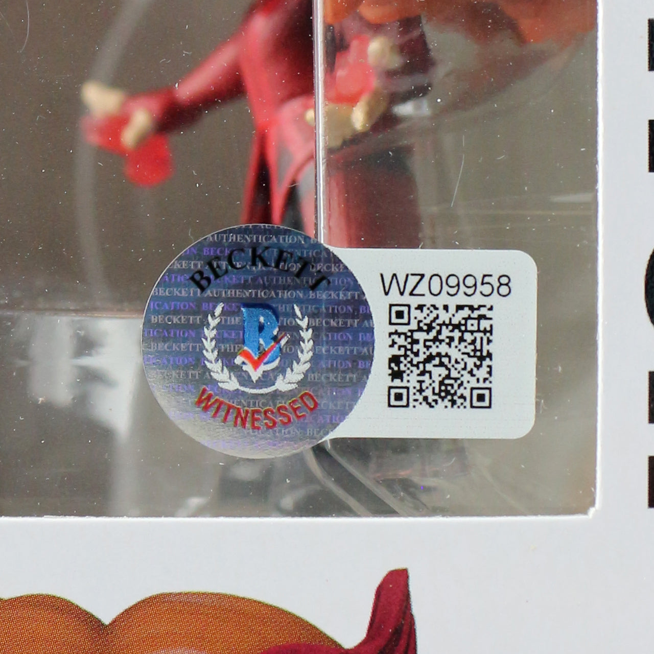 Elizabeth Olsen Signed Scarlet Witch Funko POP! - The Real Autograph