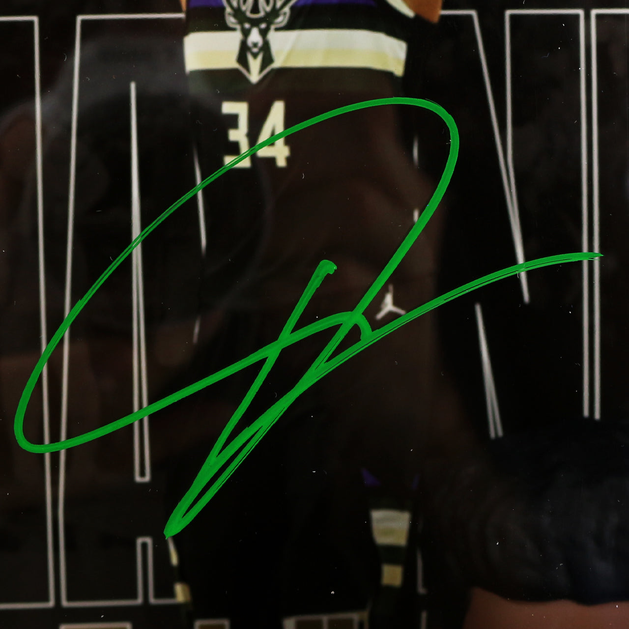 Giannis Antetokounpo Signed Bucks Funko Pop! Slam - The Real Autograph