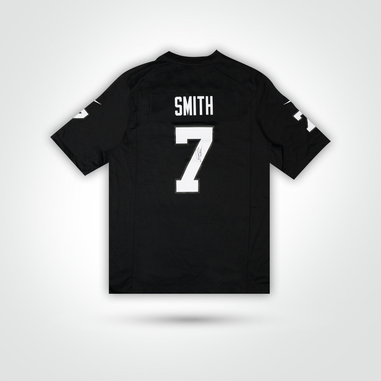 Geno Smith Signed Raiders Nike Game Jersey