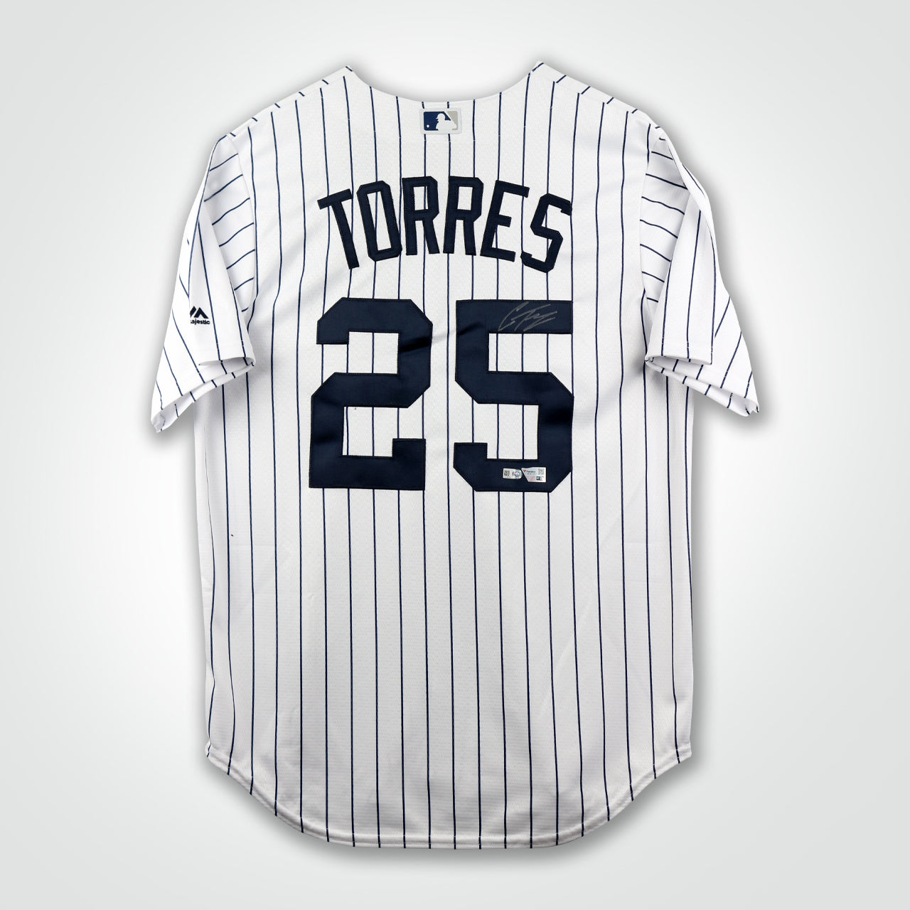 Gleyber Torres Signed Yankees Majestic Replica Jersey | The Real Autograph