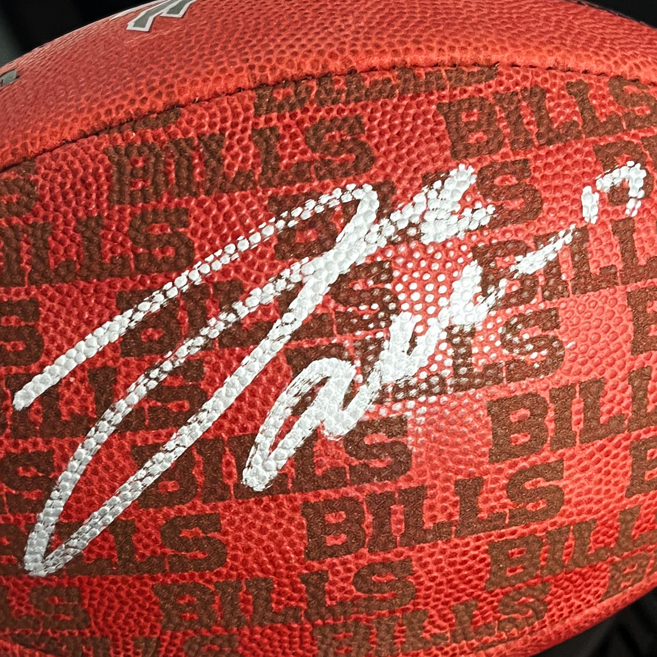 Josh Allen Signed Bills Authentic Duke Football - The Real Autograph