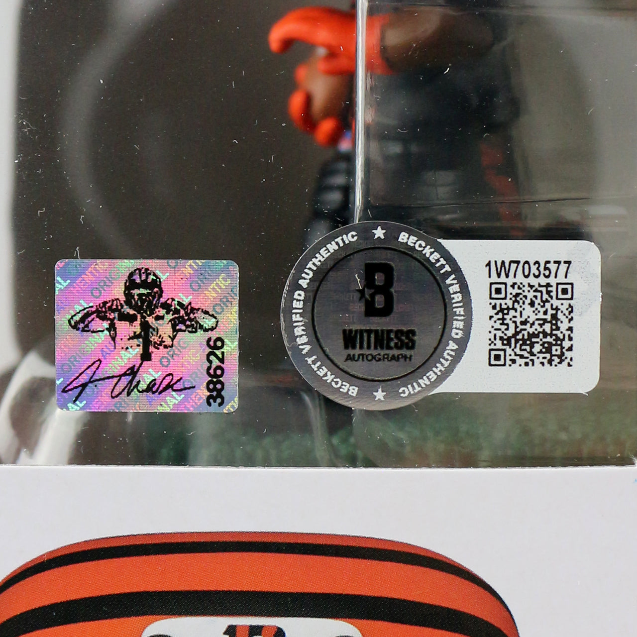 Ja'Marr Chase Signed Bengals Funko POP! - The Real Autograph
