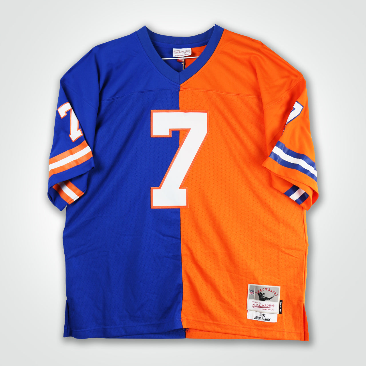 John Elway Signed Broncos Mitchell & Ness Replica Jersey - The Real Autograph