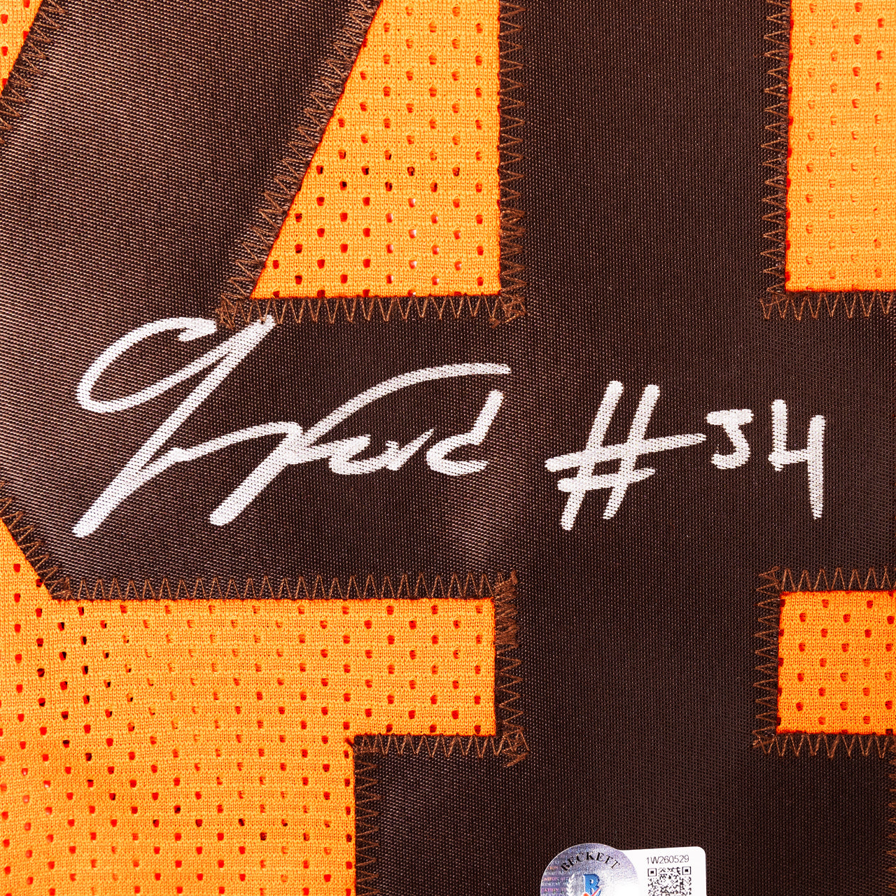 Jerome Ford Signed Jersey
