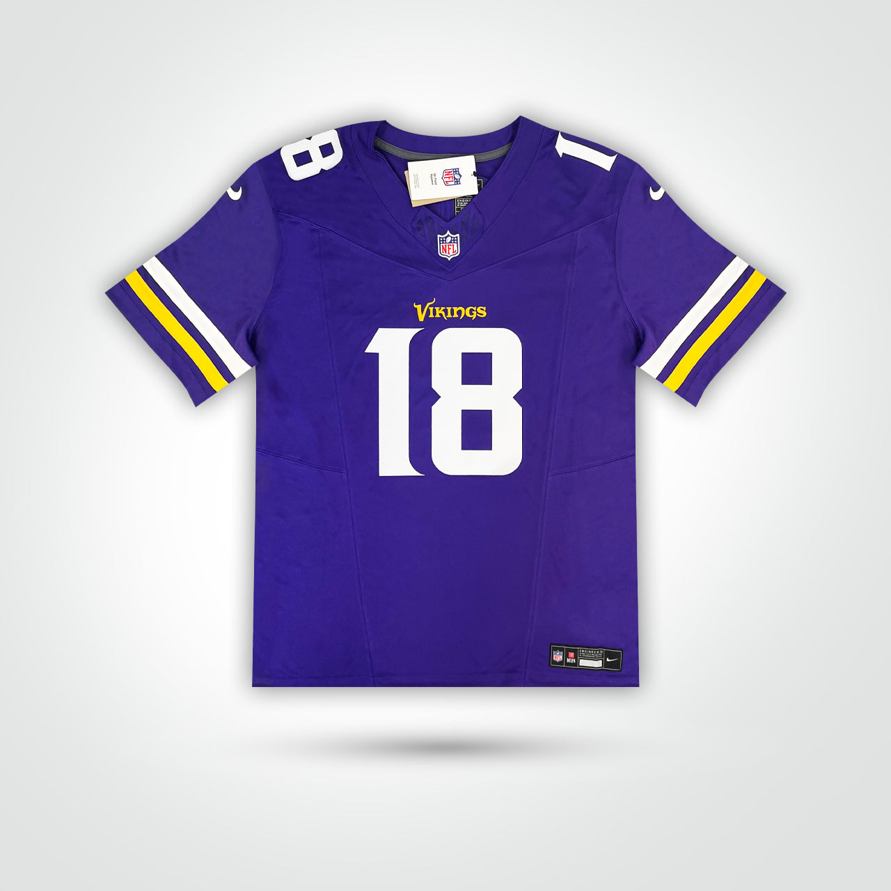 Justin Jefferson Signed Vikings Nike Limited Jersey - The Real Autograph