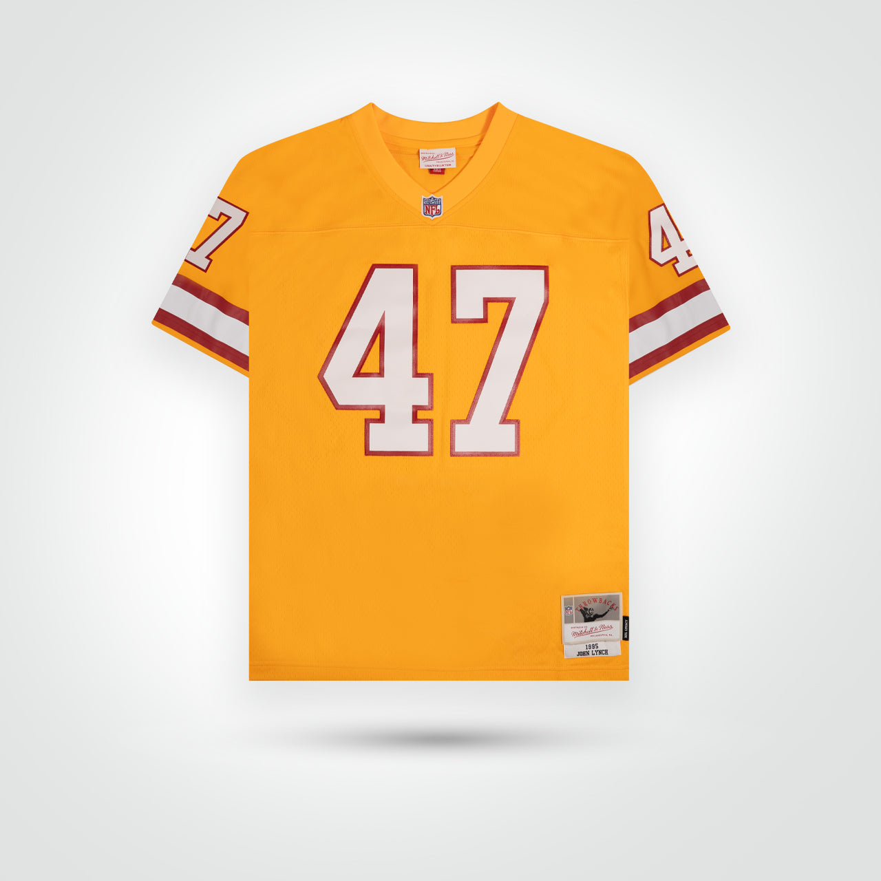 John Lynch Signed Buccaneers Mitchell & Ness Replica Jersey - The Real Autograph