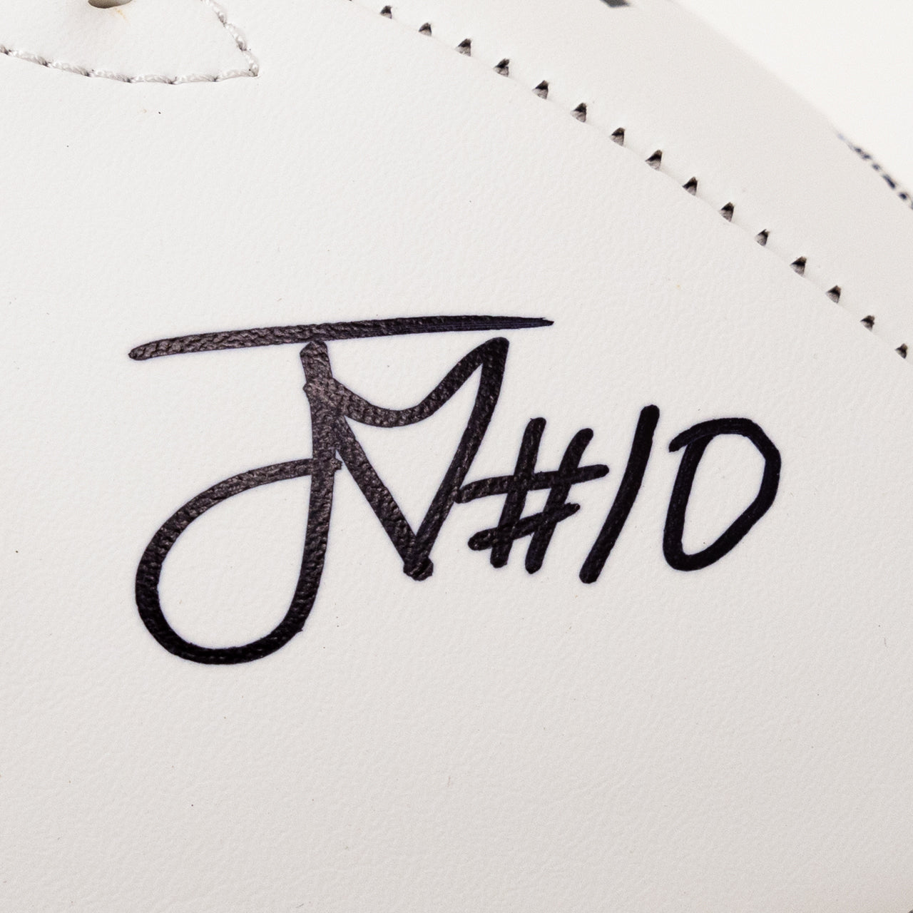 Jordan Love & Aaron Jones Dual Signed Packers White Panel Football - The Real Autograph