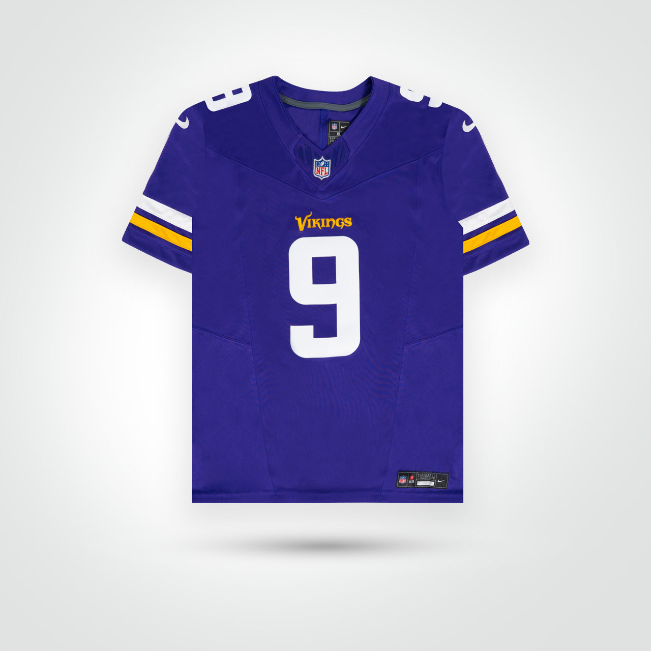 J.J McCarthy Signed Vikings Nike Limited Jersey - The Real Autograph