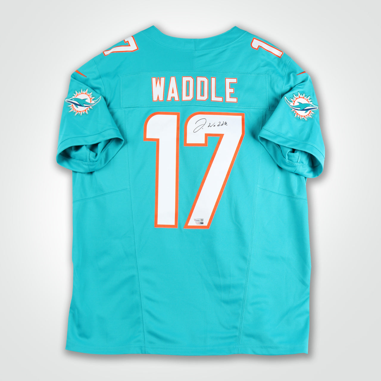Jaylen Waddle Signed Dolphins Nike Limited Jersey - The Real Autograph
