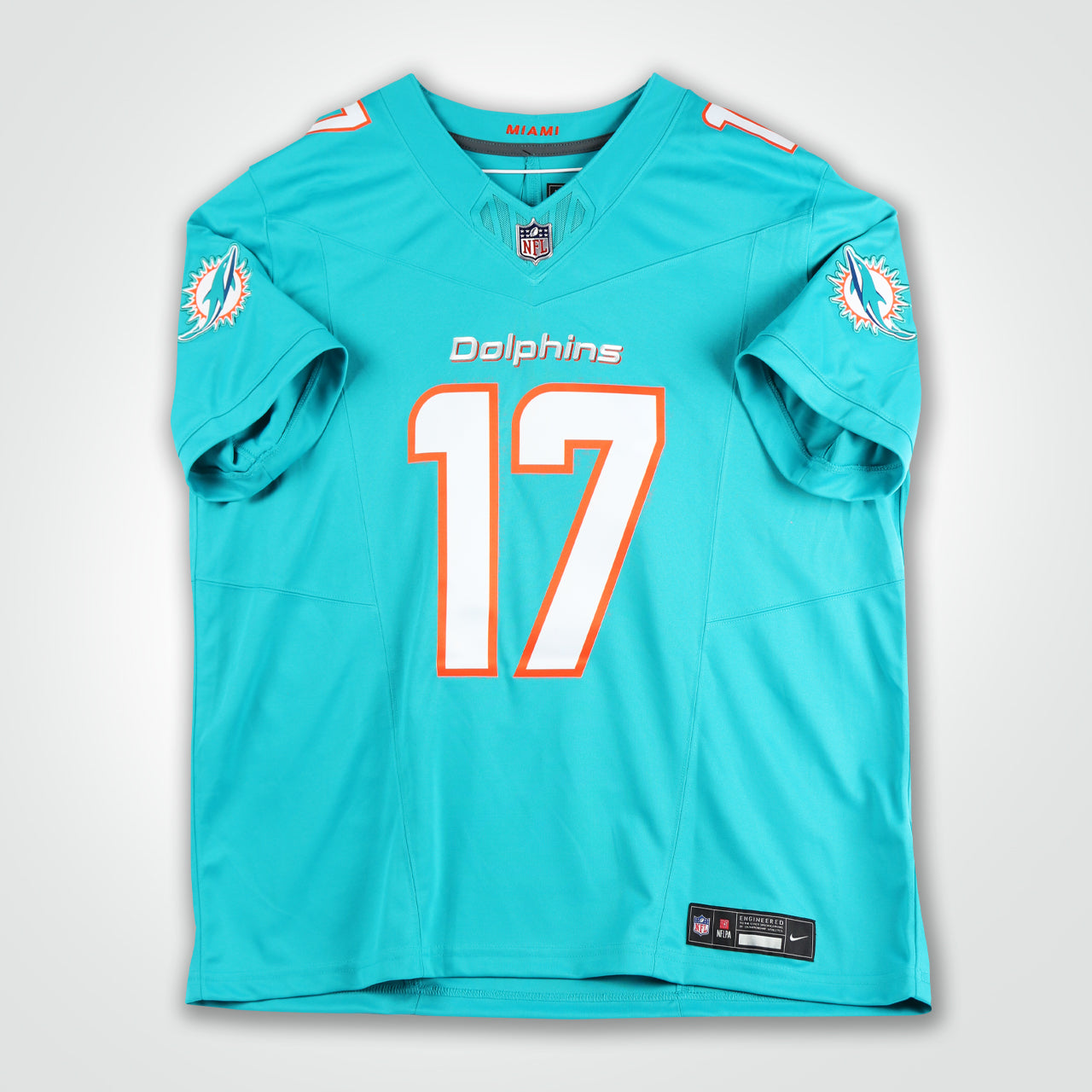 Jaylen Waddle Signed Dolphins Nike Limited Jersey - The Real Autograph