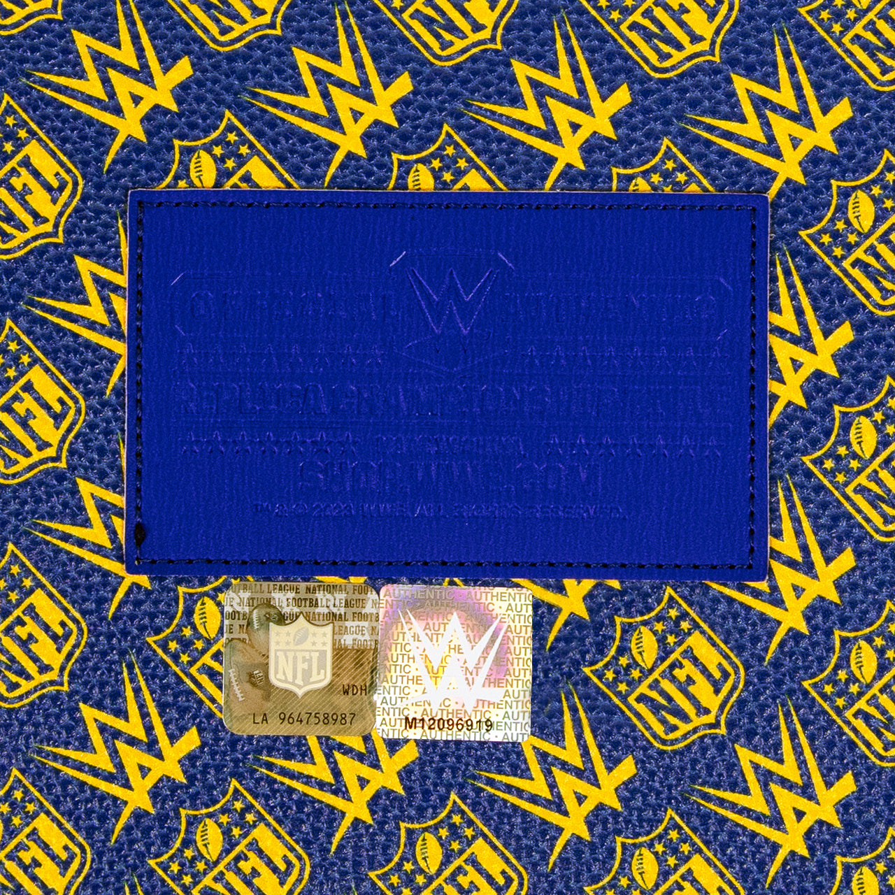 Kurt Warner Signed Rams WWE Belt - The Real Autograph