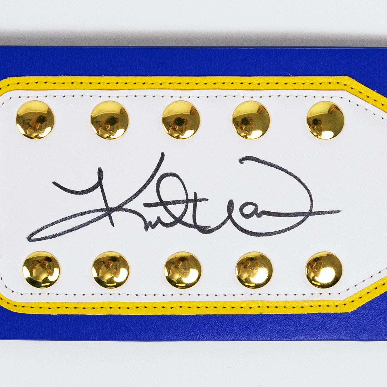 Kurt Warner Signed Rams WWE Belt - The Real Autograph