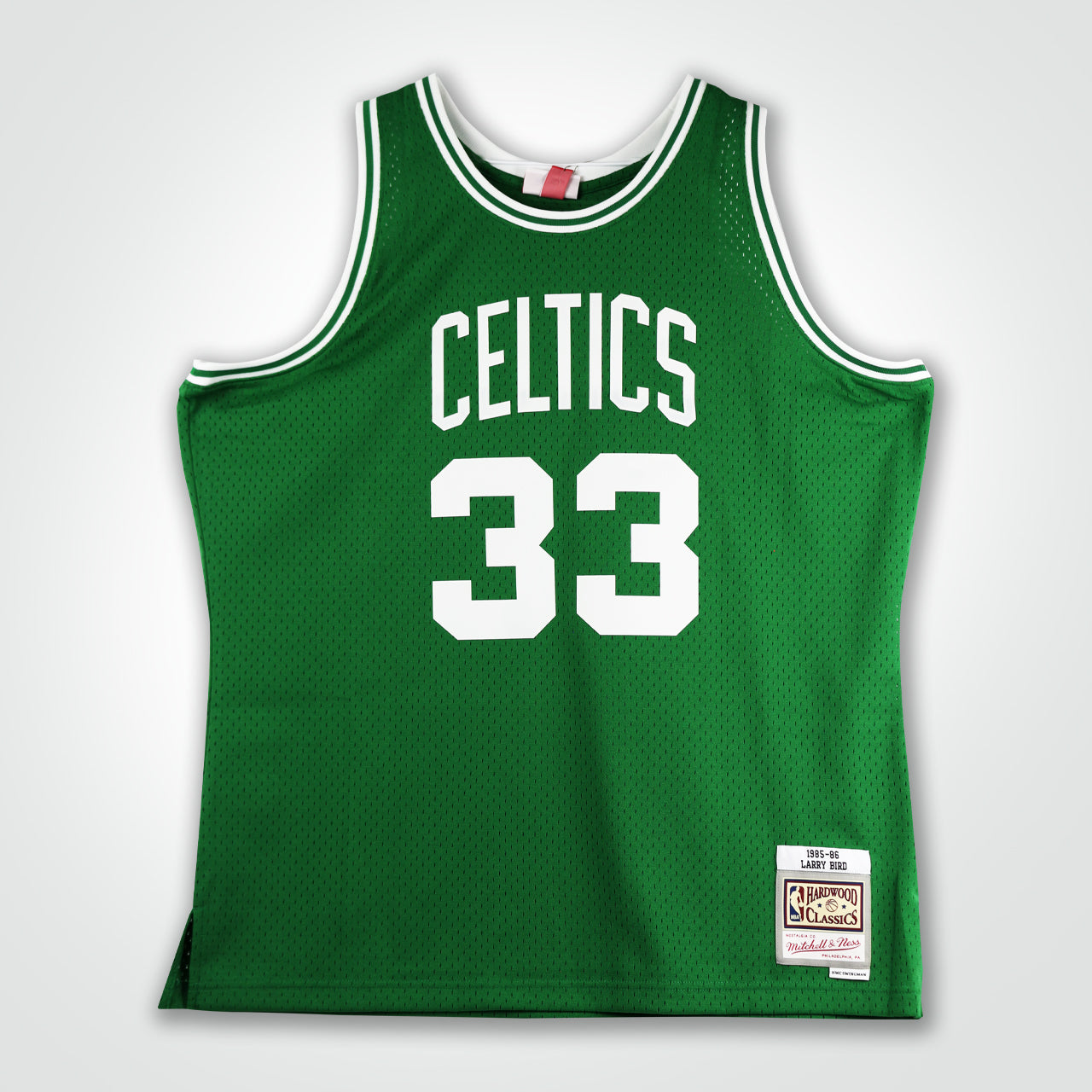 Larry Bird Signed Celtics Mitchell & Ness Swingman 85-86 Jersey - The Real Autograph