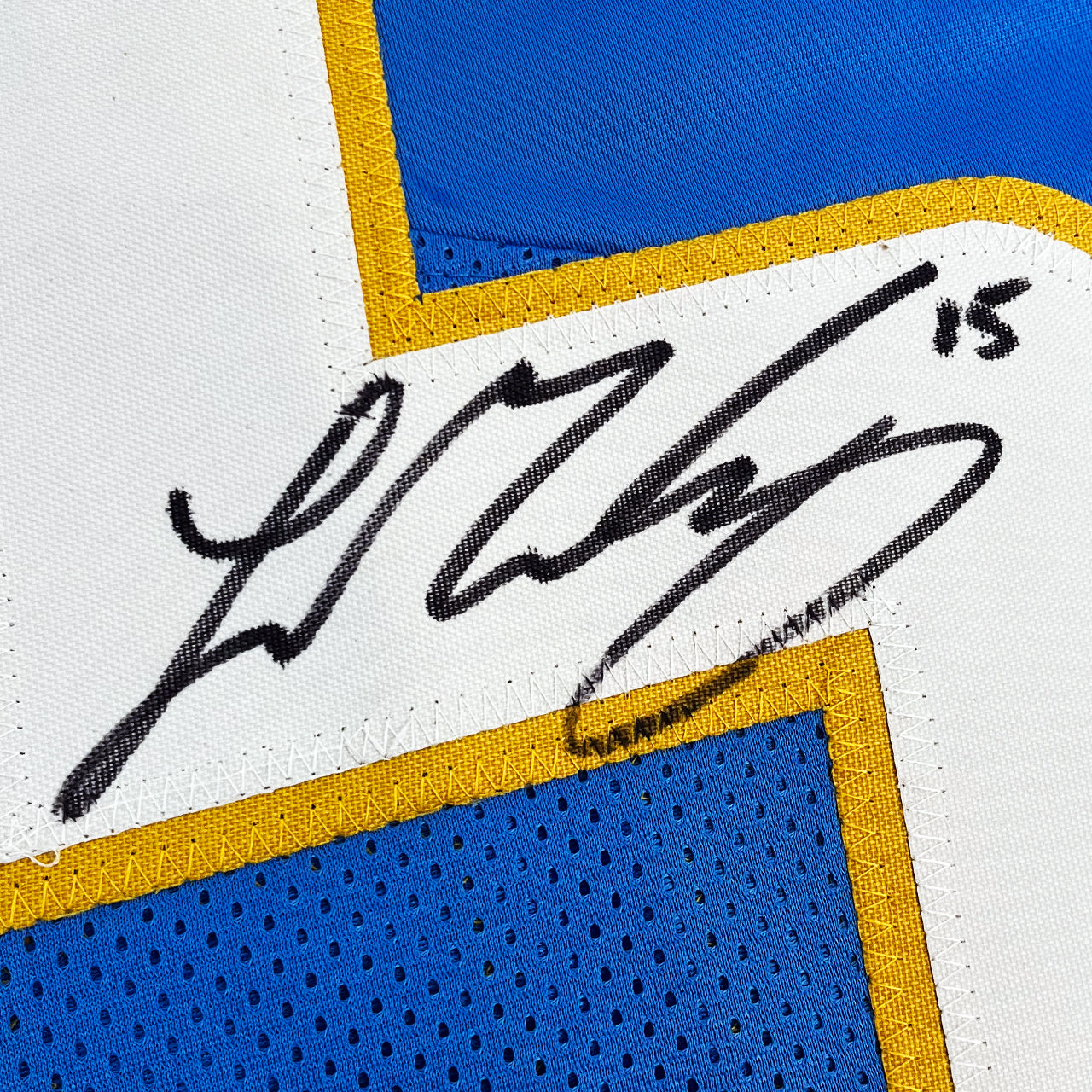 Ladd McConkey Signed Jersey - The Real Autograph