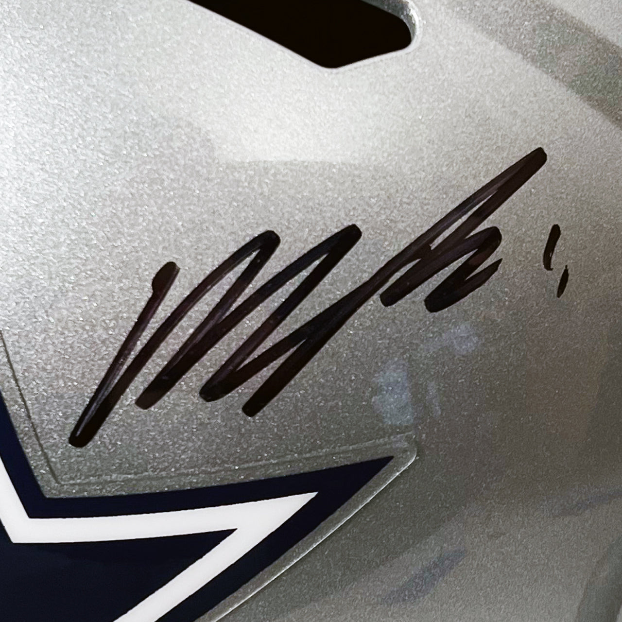 Micah Parsons Signed Cowboys Speed Full Size Replica Helmet - The Real Autograph