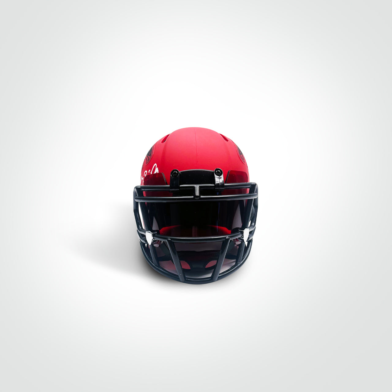 Michael Penix Signed Falcons Rave Mini Helmet - The Real Autograph