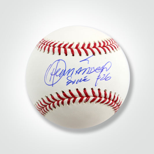 Orlando Hernandez Signed Official Major League Baseball - The Real Autograph