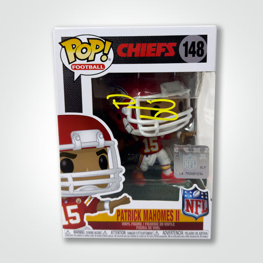 Patrick Mahomes Signed Chiefs Funko Pop! - The Real Autograph