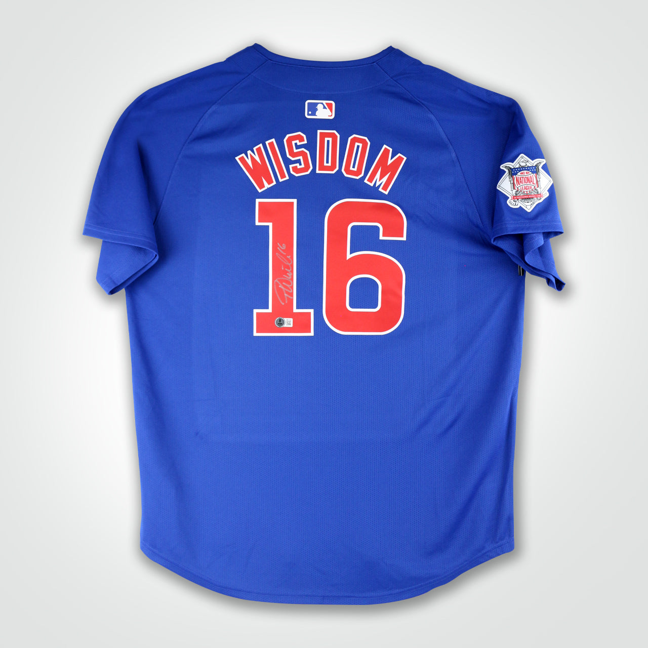 Patrick Wisdom Signed Cubs Nike Jersey - The Real Autograph