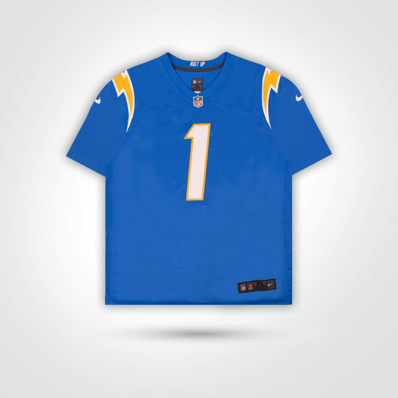 Quentin Johnson Signed Chargers Nike Game Jersey