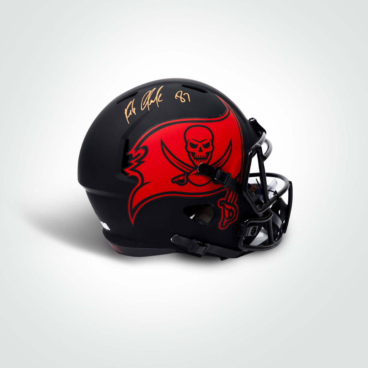 Rob Gronkowski Signed Buccaneers Eclipse Full Size Replica Helmet