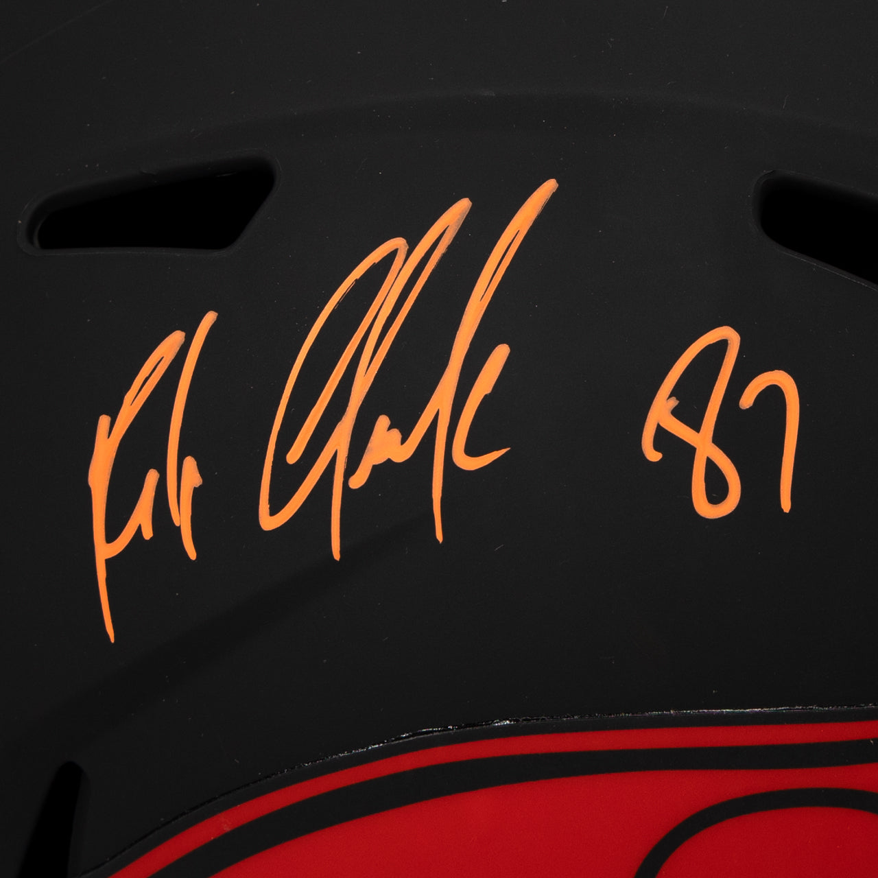 Rob Gronkowski Signed Buccaneers Eclipse Full Size Replica Helmet