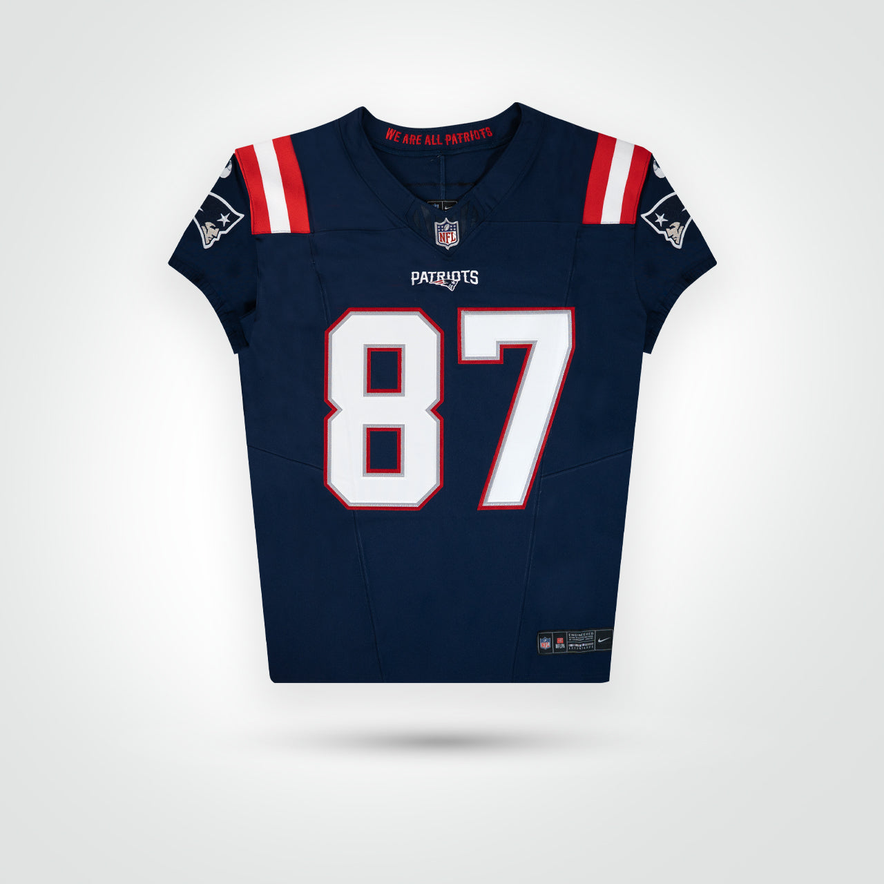 Rob Gronkowski Signed Patriots Nike Elite Jersey - The Real Autograph