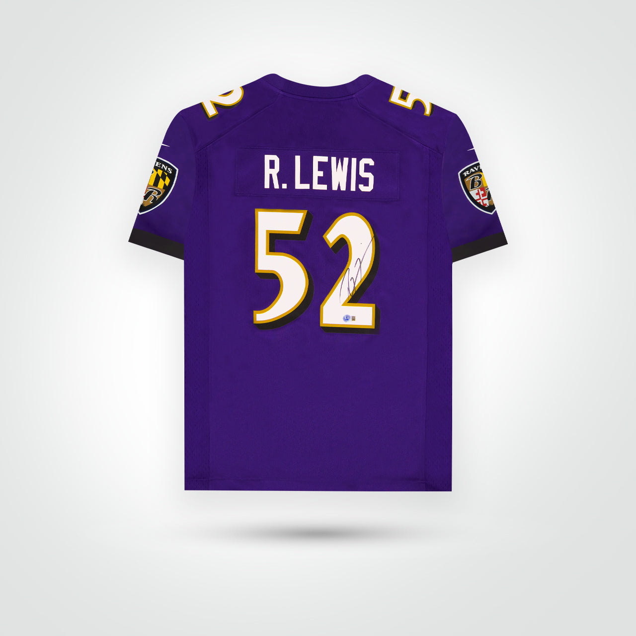 Ray Lewis Signed Ravens Nike Game Jersey