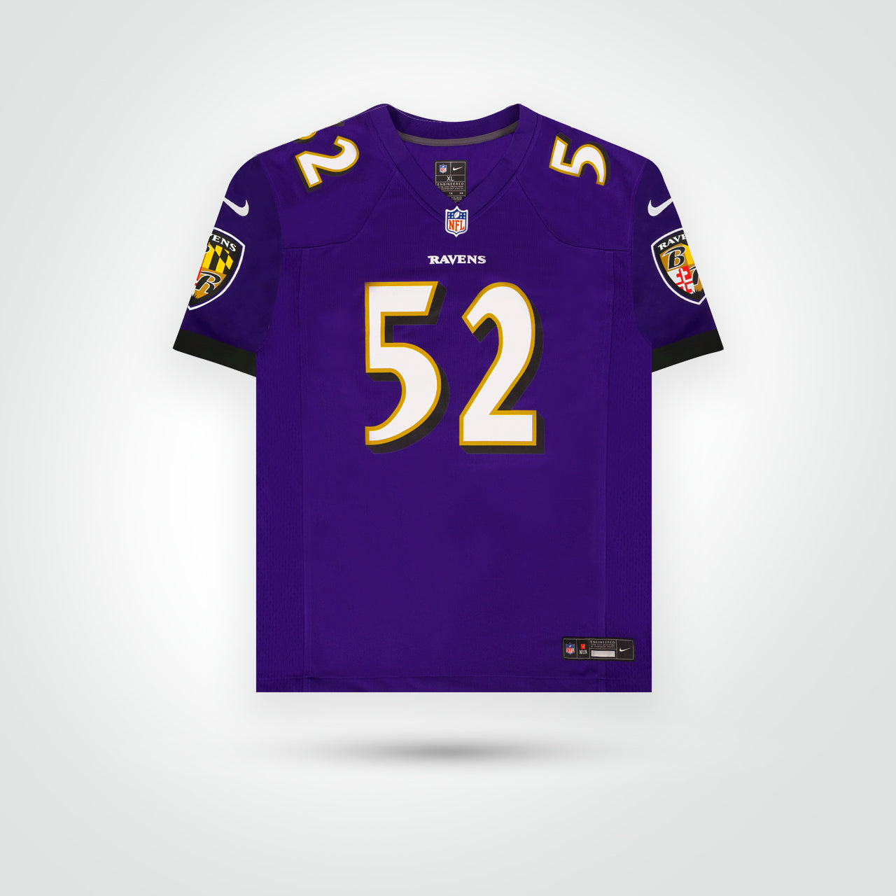 Ray Lewis Signed Ravens Nike Game Jersey