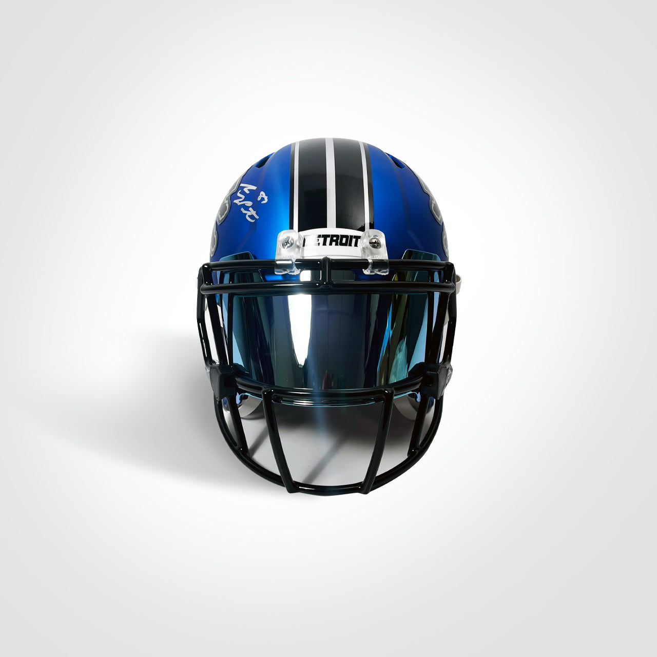 Sam Laporta & Jameson Williams Dual Signed Lions Alternate Full Size Replica Helmet - The Real Autograph